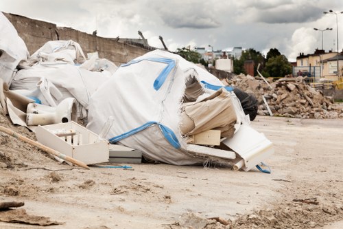 Recycling center in Wallington handling furniture waste