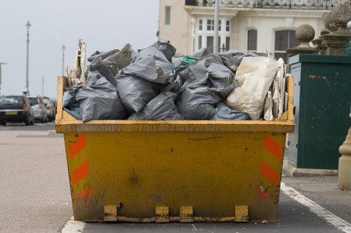 Eco-friendly disposal during garage clearance